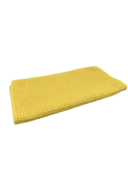 Безворсова вафельна мікрофібра для скла та інтерєра 
 АКСЕСУАРИ Waffled Cloth 55*27 cm YELLOW