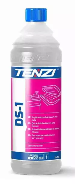 Швидкодіючий дезінфікуючий засіб TENZI DS1 Concentrate, 1 L Швидкодіючий дезінфікуючий засіб TENZI DS1 Concentrate, 1 L