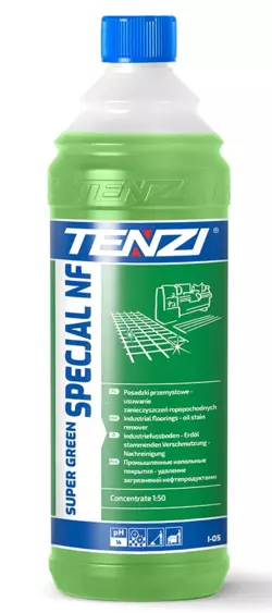 Засіб для очищення масляних забруднень TENZI SUPER GREEN SPECJAL NF, 1 L
