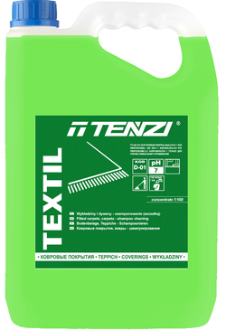 Засіб для чищення килимів та оббивки механічним способом TENZI TEXTIL, 5 L Засіб для чищення килимів та оббивки механічним способом TENZI TEXTIL, 5 L