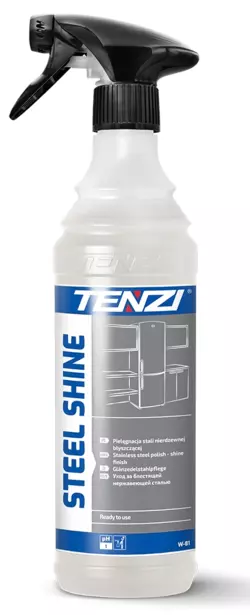 Засіб для блискучих і напівматових нержавіючих поверхонь TENZI STEEL SHINE, 600 ml