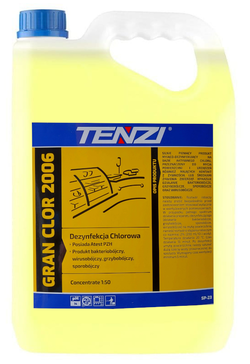 Засіб для очищення і дезінфекції з хлором TENZI GRAN CLOR 2006, 5 L Засіб для очищення і дезінфекції з хлором TENZI GRAN CLOR 2006, 5 L