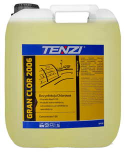 Засіб для очищення і дезінфекції з хлором
 TENZI GRAN CLOR 2006, 10 L