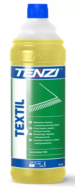 Засіб для чищення килимів та оббивки механічним способом TENZI TEXTIL, 1 L Засіб для чищення килимів та оббивки механічним способом TENZI TEXTIL, 1 L