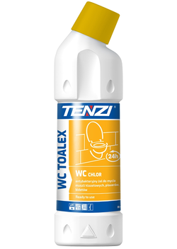 Гель для очищення та дезінфекції туалету на основі хлору TENZI WC TOALEX chlor gel, 750 ml