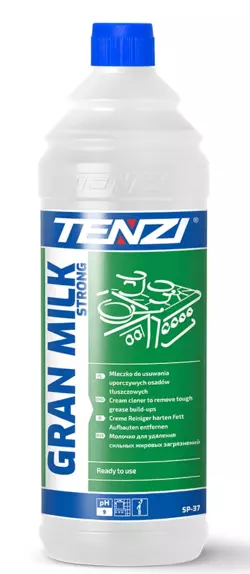 Очисник стійких жирових забруднень з абразивом TENZI GRAN MILK STRONG, 1L Очисник стійких жирових забруднень з абразивом TENZI GRAN MILK STRONG, 1L