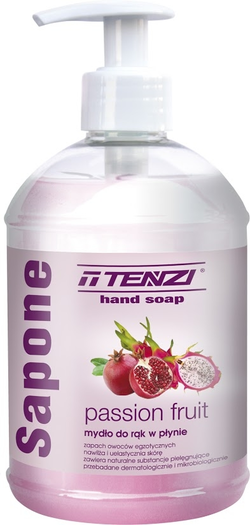 Рідке мило для рук і тіла TENZI SAPONE PASSION FRUIT, 500 ml Рідке мило для рук і тіла TENZI SAPONE PASSION FRUIT, 500 ml